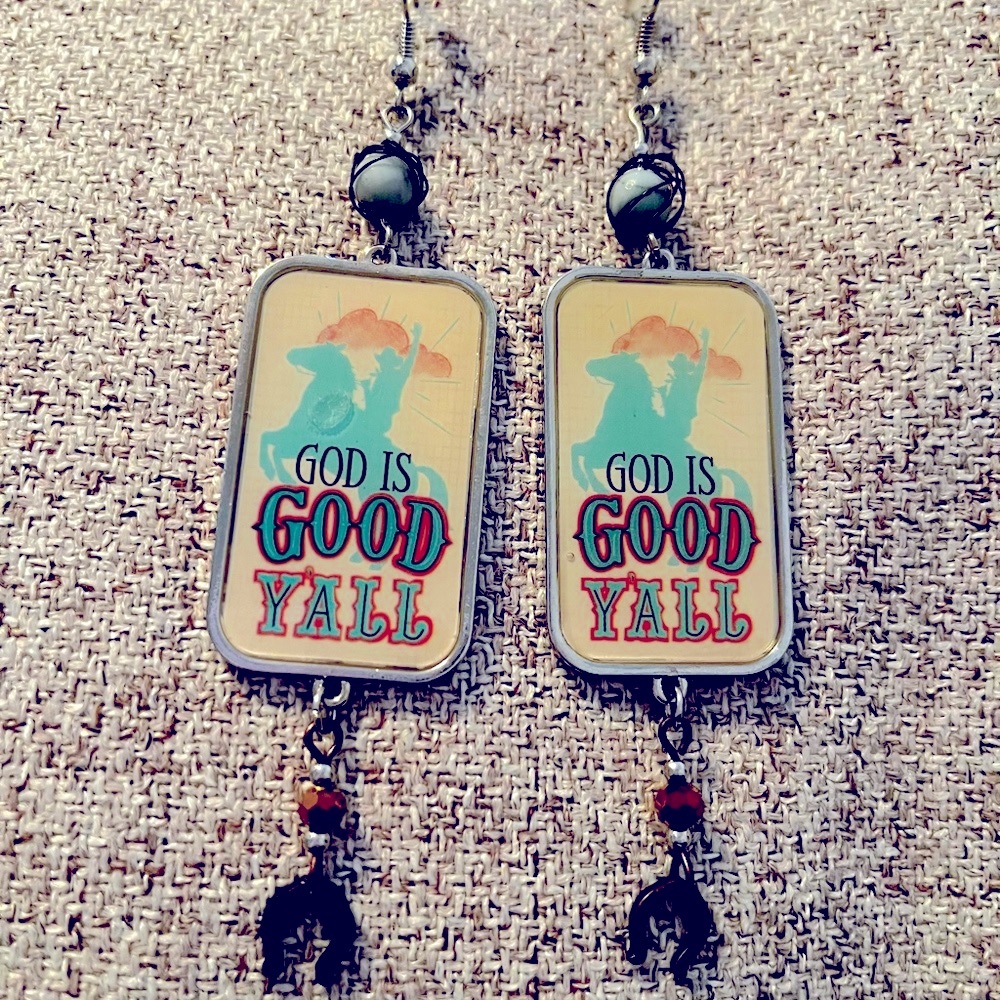 God is good Ya’ll Earrings